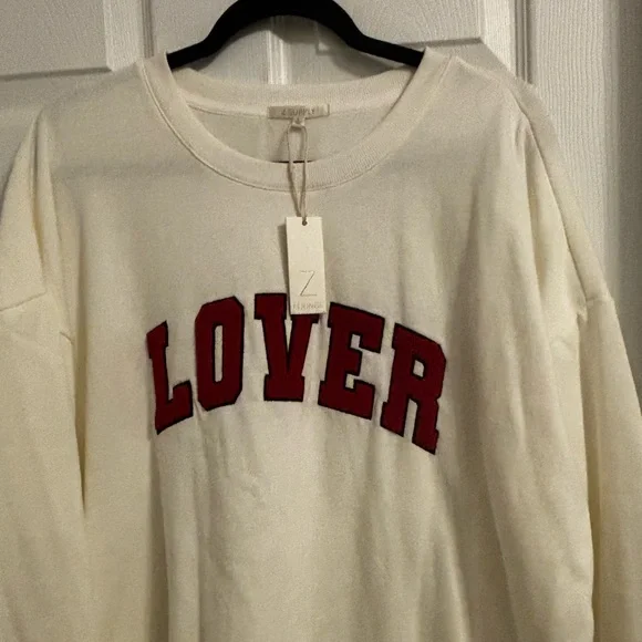 Z Supply Lover Sweatshirt NWT Size Large - Picture 2 of 6